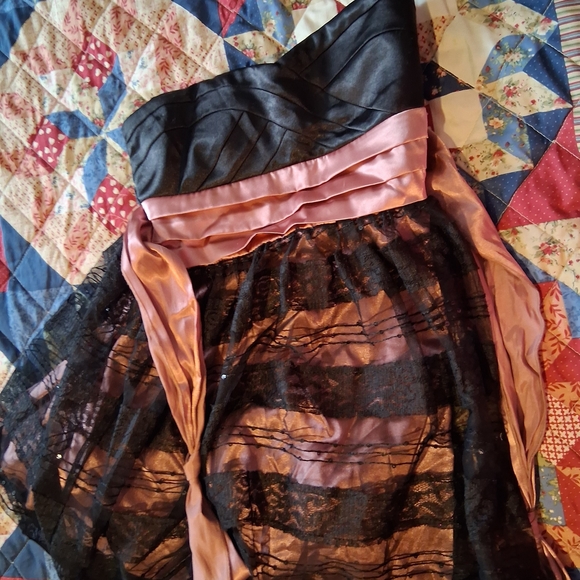 Trixxi Black and Pink Kids Formal Dress